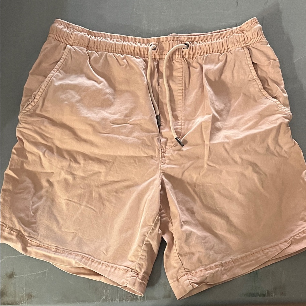 American Eagle Outfitters Men's Light Tan Athletic Shorts